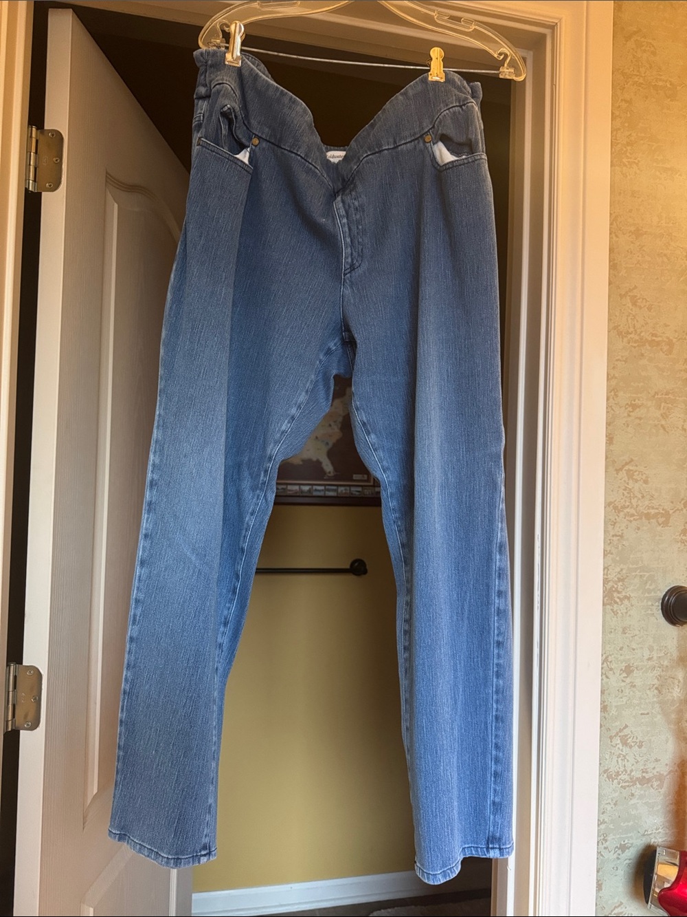Coldwater Creek Denim Top in Medium Blue